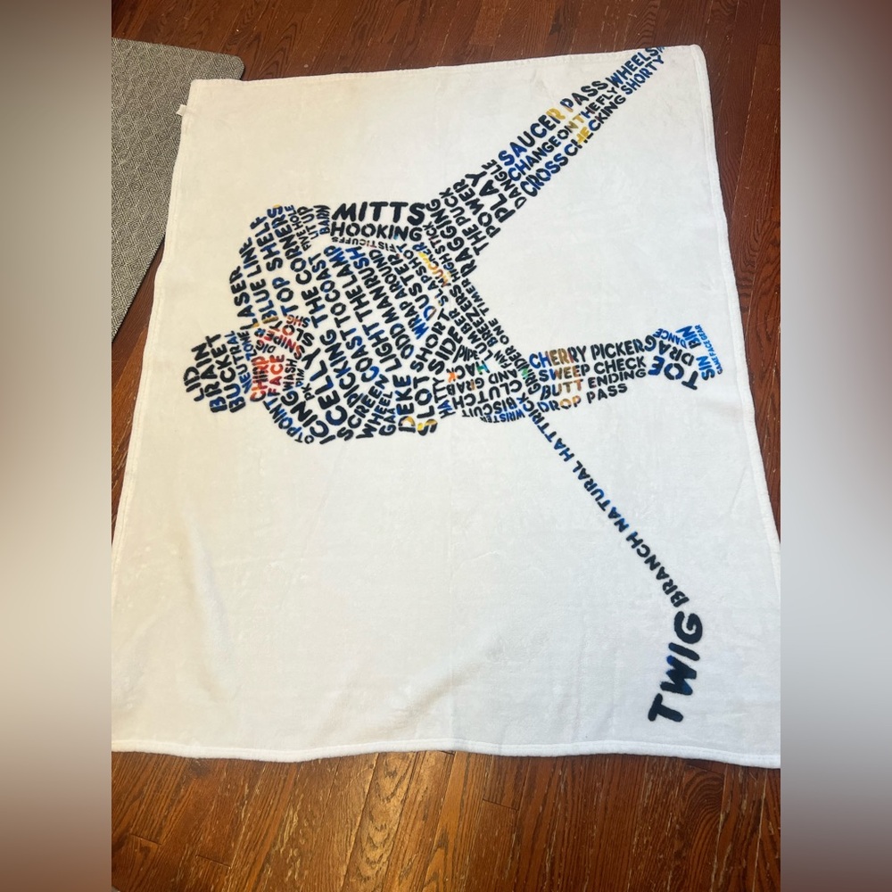 Hockey blanket.‎  46x56 inches